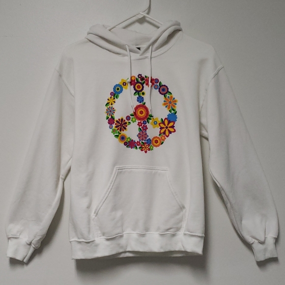 Gildan Sweaters - Peace sign hoodie